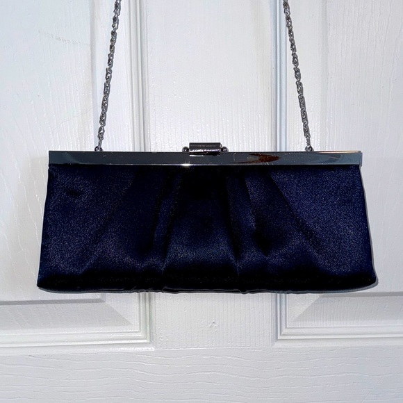 Jessica McClintock Handbags - Elegant Navy Evening Purse